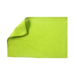 INDIVIDUAL YUTE  DISEÑO VERDE MANZANA 45X30CM