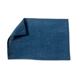 INDIVIDUAL YUTE  DISEÑO AZUL 45X30CM