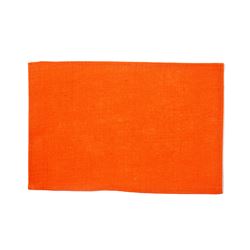 INDIVIDUAL YUTE  DISEÑO NARANJA 45X30CM
