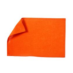 INDIVIDUAL YUTE  DISEÑO NARANJA 45X30CM