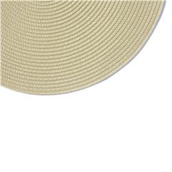 INDIVIDUAL PP REDONDO  COLOR BEIGE D38CM