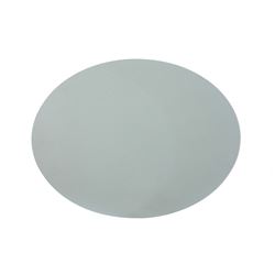 INDIVIDUAL PVC SIMIL CUERO OVAL 43X33 GRIS