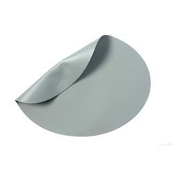INDIVIDUAL PVC SIMIL CUERO OVAL 43X33 GRIS
