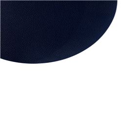 INDIVIDUAL PVC SIMIL CUERO OVAL 43X33 AZUL MARINO