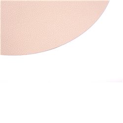 INDIVIDUAL PVC SIMIL CUERO OVAL 43X33 BEIGE