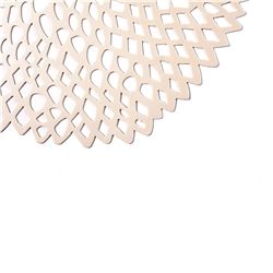 INDIVIDUAL PVC REDONDO CALADO D38CM