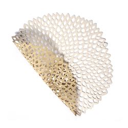 INDIVIDUAL PVC REDONDO CALADO D38CM