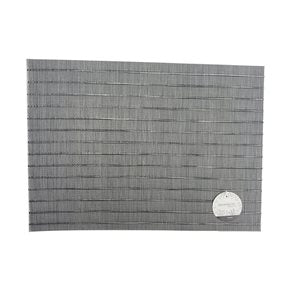 INDIVIDUAL PVC 48x35CM LINEAS GRIS