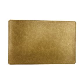 INDIVIDUAL PVC SIMIL CUERO 45x30CM PUNTEADO BEIGE