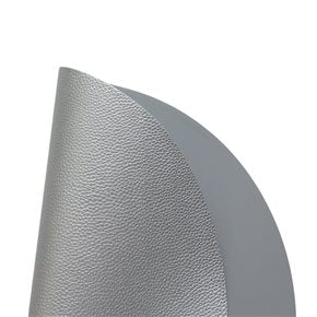 INDIVIDUAL PVC REDONDO COLOR PLATA D38CM
