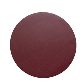 INDIVIDUAL PVC REDONDO COLOR ROJO D38CM