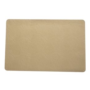 INDIVIDUAL PU SIMIL CUERO 45x30CM AMARILLO