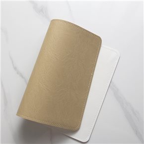 INDIVIDUAL PVC SIMIL CUERO 43X28CM BEIGE