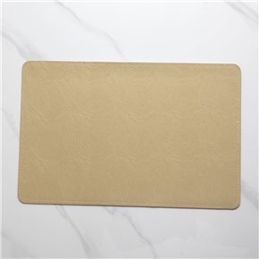 INDIVIDUAL PVC SIMIL CUERO 43X28CM BEIGE