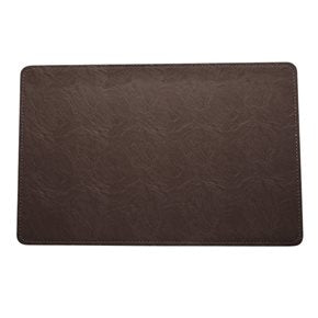INDIVIDUAL PVC SIMIL CUERO 43X28CM CAFÉ