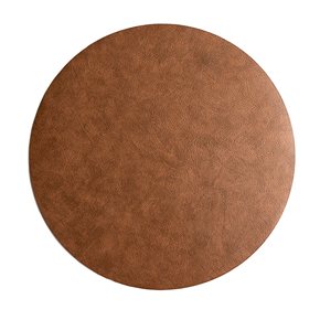 INDIVIDUAL PVC SIMIL CUERO D38CM MARRON