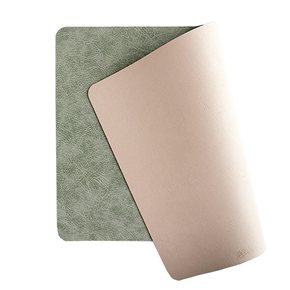 INDIVIDUAL PVC SIMIL CUERO 45x30CM VERDE AGUA