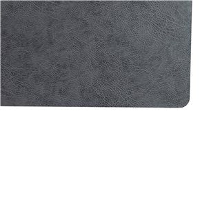 INDIVIDUAL PVC SIMIL CUERO 45x30CM GRIS OSCURO