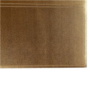 INDIVIDUAL PVC SIMIL CUERO 45x30CM ORO