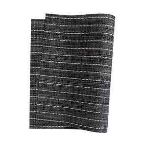 INDIVIDUAL PVC RAYAS BLANCAS 45x30CM GRIS