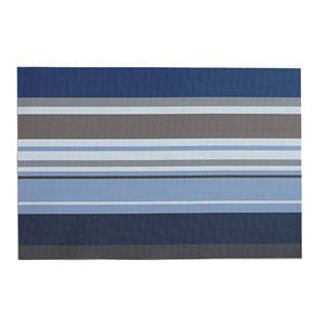 INDIVIDUAL PVC RAYADO 45x30CM TONOS AZUL