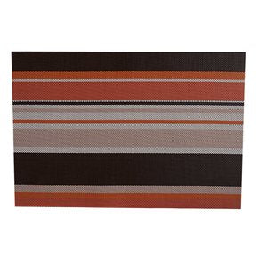 INDIVIDUAL PVC RAYADO 45x30CM TONOS TIERRA