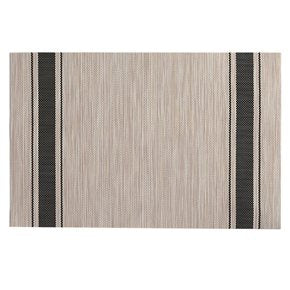 INDIVIDUAL PVC 45x30CM JASPEADO NATURAL/NEGRO