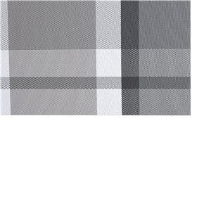 INDIVIDUAL PVC 45x30CM CUADROS TONOS GRIS
