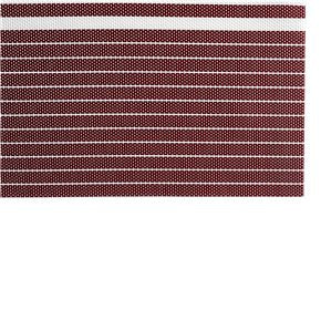 INDIVIDUAL PVC RAYAS 45x30CM ROJO/BLANCO