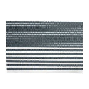 INDIVIDUAL PVC RAYAS 45x30CM VERDE/BLANCO