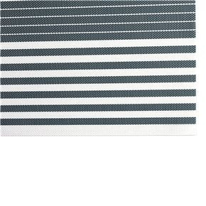 INDIVIDUAL PVC RAYAS 45x30CM VERDE/BLANCO
