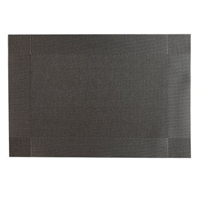 INDIVIDUAL PVC RECUADRO 45x30CM GRIS OSCURO