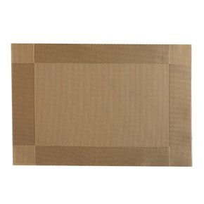 INDIVIDUAL PVC RECUADRO 45x30CM DORADO