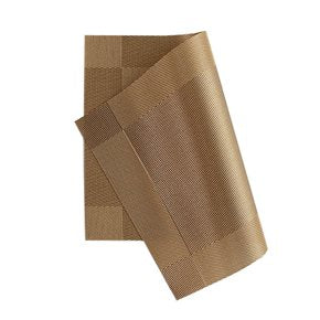 INDIVIDUAL PVC RECUADRO 45x30CM DORADO