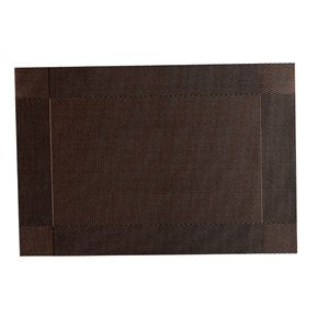 INDIVIDUAL PVC RECUADRO 45x30CM MARRON