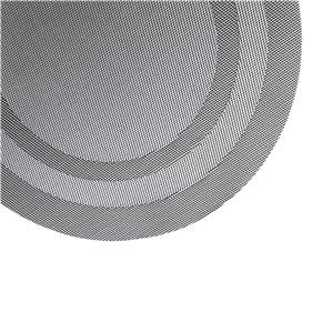 INDIVIDUAL PVC ANILLOS D38CM GRIS OSCURO