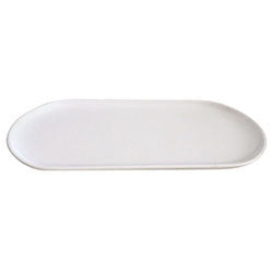 BANDEJA OVAL PLANA 33.5*16.5/H1.5CM