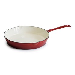 SARTEN HIERRO FUNDIDO D15.5CM ESMALTADO ROJO