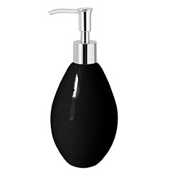 DISPENSADOR DE JABON CERAMICA NEGRO