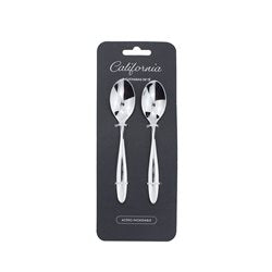 SET X2 CUCHARA DE TE 13.8CM ACERO CALIFORNIA