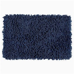 ALFOMBRA SHAGGY AZUL. 40x60CM