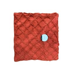 FUNDA ALMOHADON 40x40CM ROMBOS ROJO