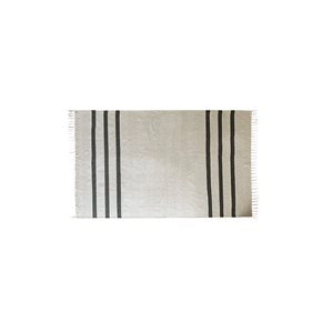 ALFOMBRA 69X114CM FLECOS GUARDA NATURAL Y CARBON