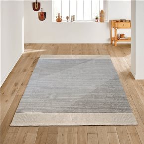 ALFOMBRA 150X210CM NATURAL CENTRO CARBON