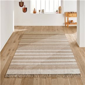 ALFOMBRA 150X210CM FLECOS LINEAS NATURAL