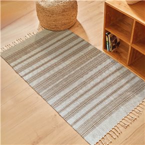 ALFOMBRA 69X114CM FLECOS LINEAS NATURAL