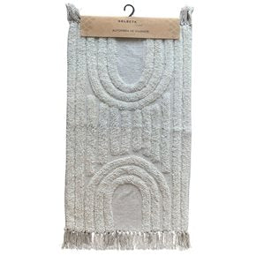 ALFOMBRA FLEECE C/FLECOS 50X80CM SEMICIRULOS