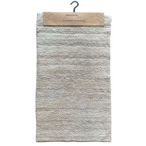 ALFOMBRA ALGODON TUFTED 50X80CM RAYAS CRUDO