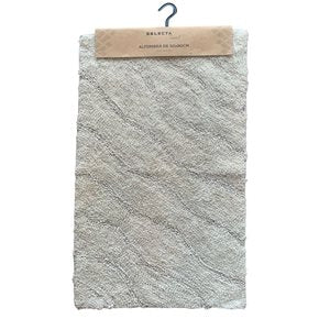 ALFOMBRA ALGODON TUFTED 50X80CM ONDAS CRUDO