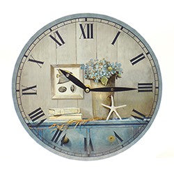 RELOJ DE PARED MDF D28.8X3.5CM REPISA DE MAR
